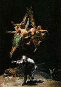 Francisco de goya y Lucientes Witches in the Air USA oil painting artist